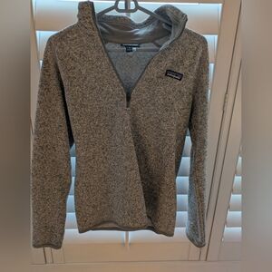 Patagonia Heathered Gray Fleece 1/4 Zip